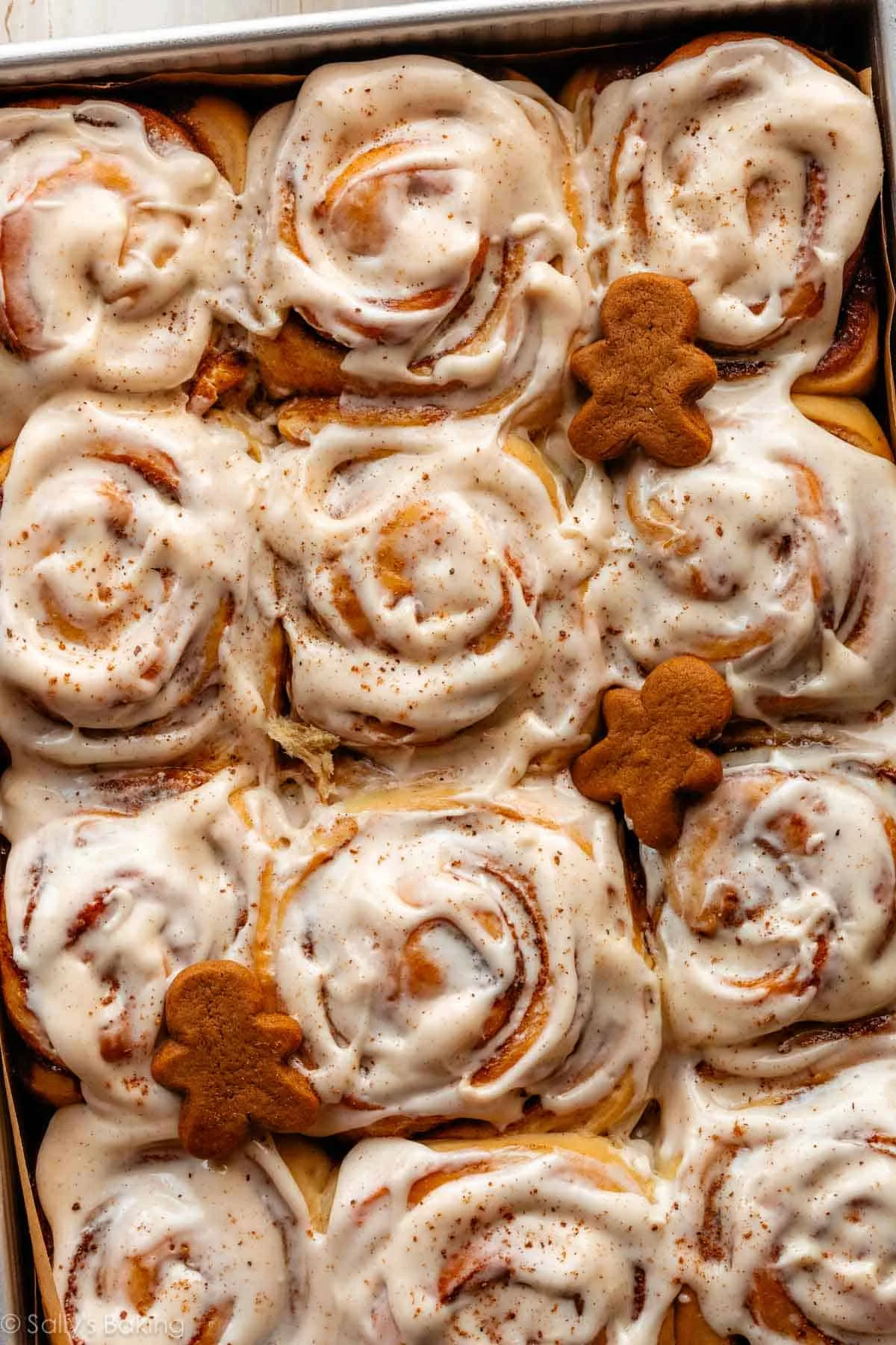 Cinnamon rolls met speculoos